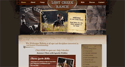 Desktop Screenshot of lostcreekranch.info